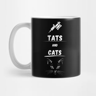 TATS AND CATS. Two of the best things in this world: tattoos and felines Mug